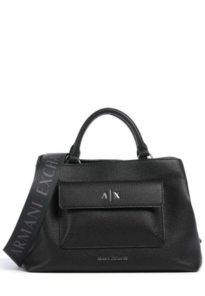 BORSA A MANO E TRACOLLA MEDIUM DONNA ARMANI EXCHANGE XW001545 AF17019 UC001 BLACK