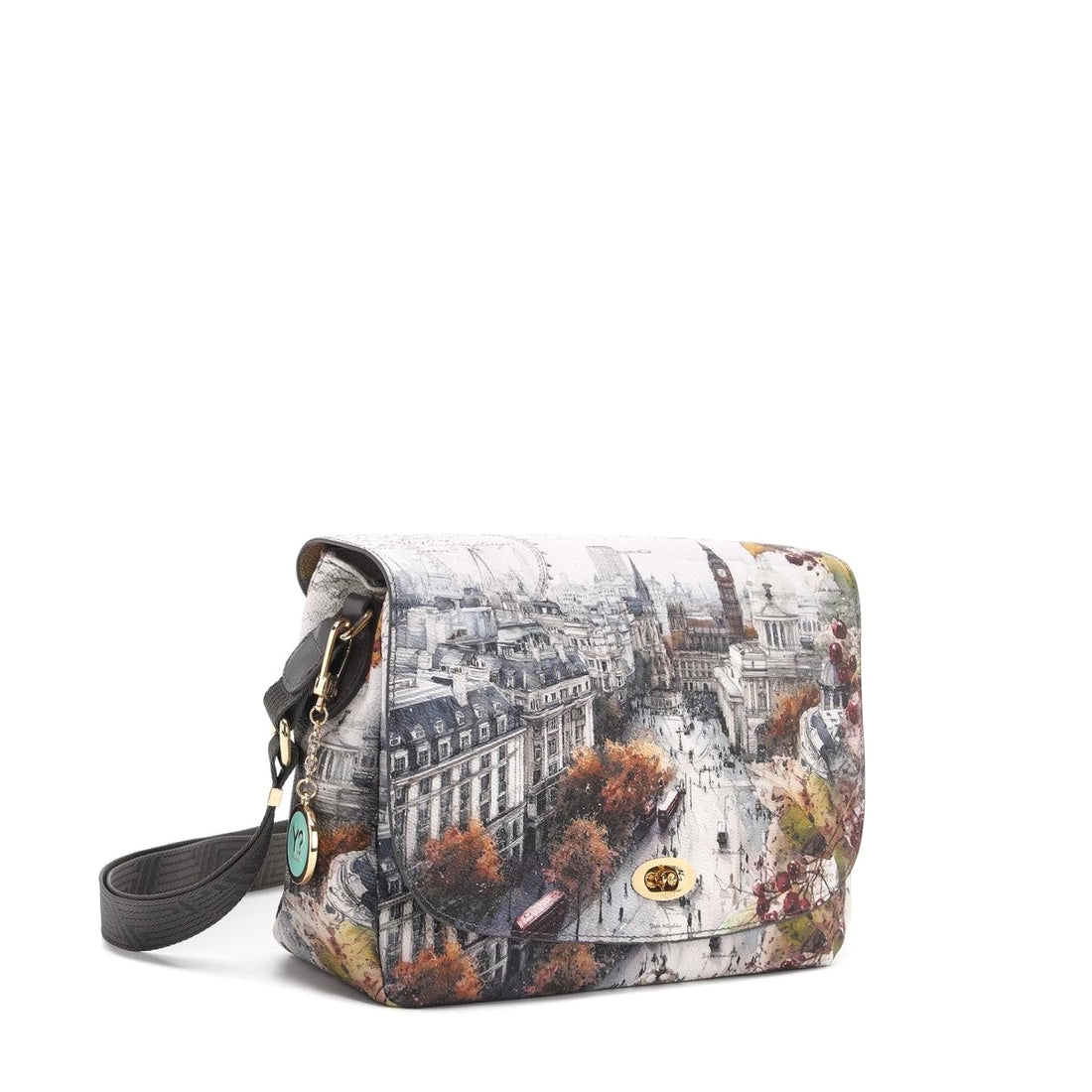 BORSA A SPALLA DONNA YNOT YES-631F7 LONDON BERRY