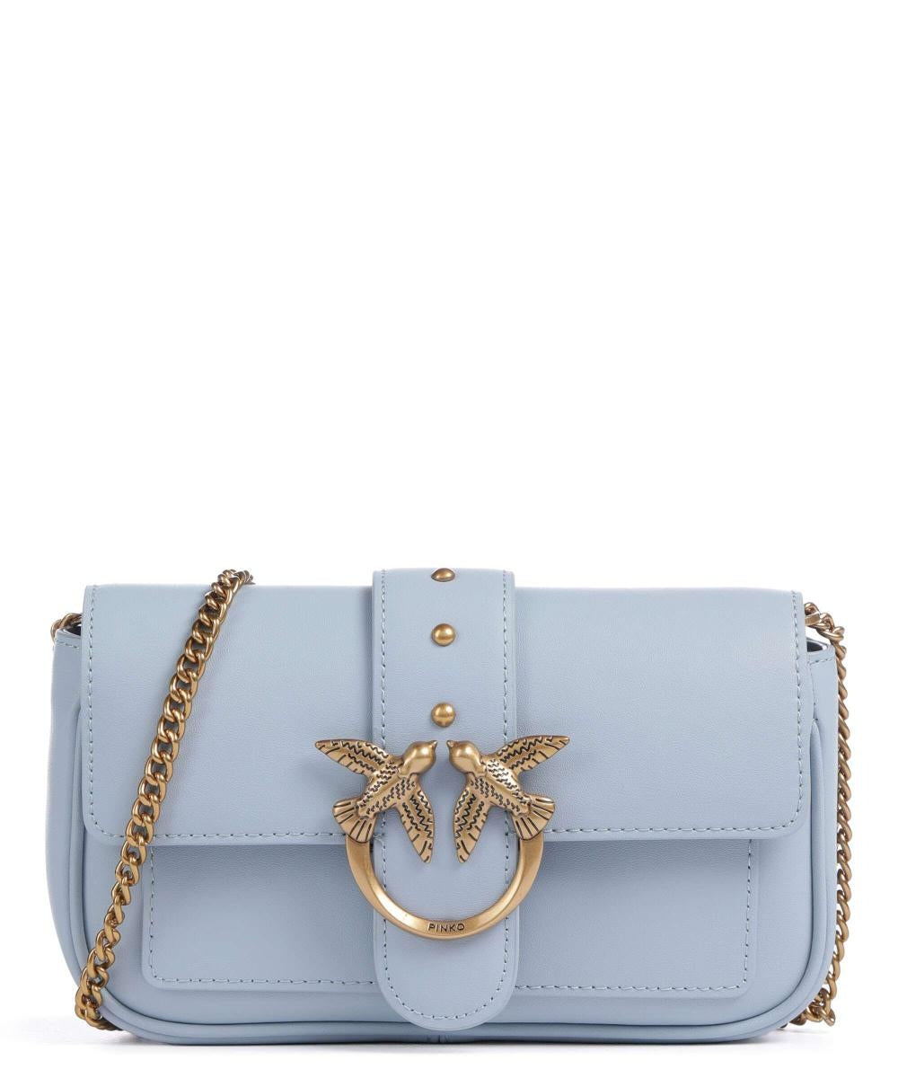 PINKO LOVE ONE POCKET BAG 100061 A0F1 E57Q LIGHT BLUE