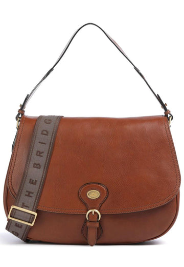 BORSA A SPALLA THE BRIDGE ILARIA 04562501 14 MARRONE