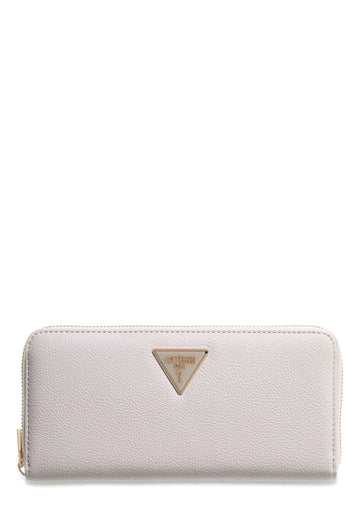 PORTAFOGLIO DONNA ZIP AROUND GUESS LAUREL II BG7459146 IVORY