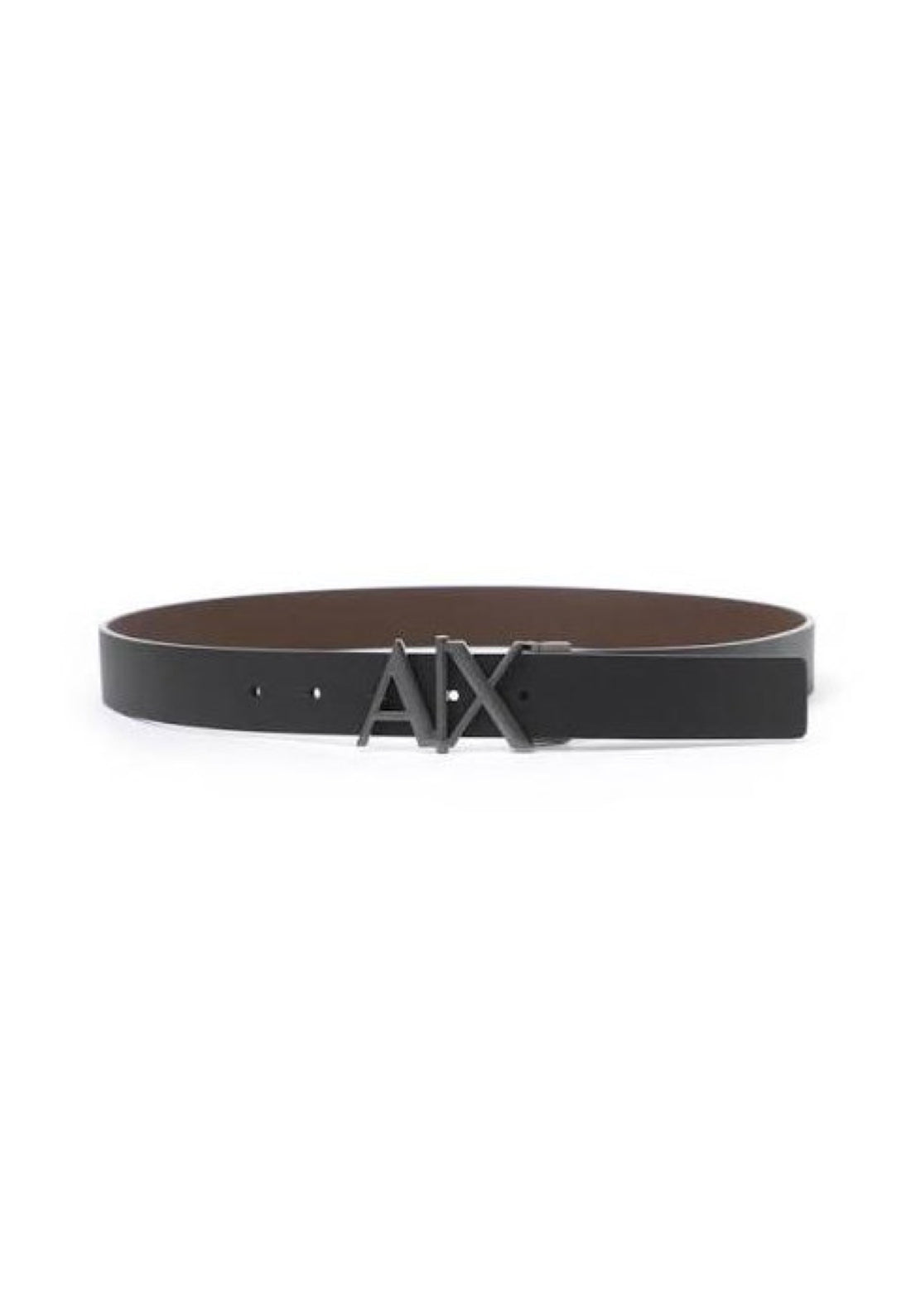 CINTURA ARMANI EXCHANGE UOMO REVERSIBILE 951017 CC505 54120 BLACK-DARK BROWN