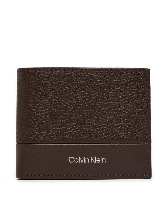 PORTAFOGLIO UOMO CALVIN KLEIN PICCOLO CON MONETE K50K512269 BAH MARRONE