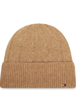 CAPPELLO CUFFIA DONNA TOMMY HILFIGER AW0AW17779 RBC CAMMELLO