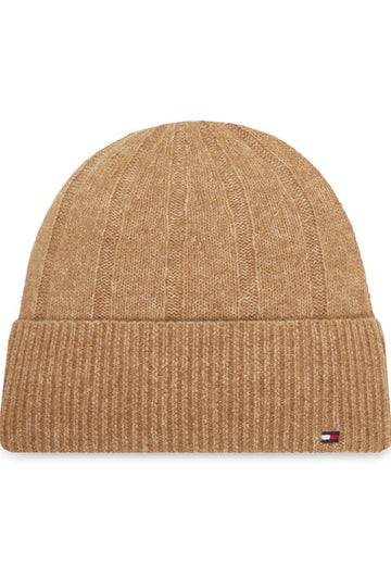 CAPPELLO CUFFIA DONNA TOMMY HILFIGER AW0AW17779 RBC CAMMELLO