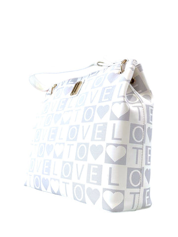 BORSA DONNA LOVE TO LOVE GAI MATTIOLO LO452 BIANCO