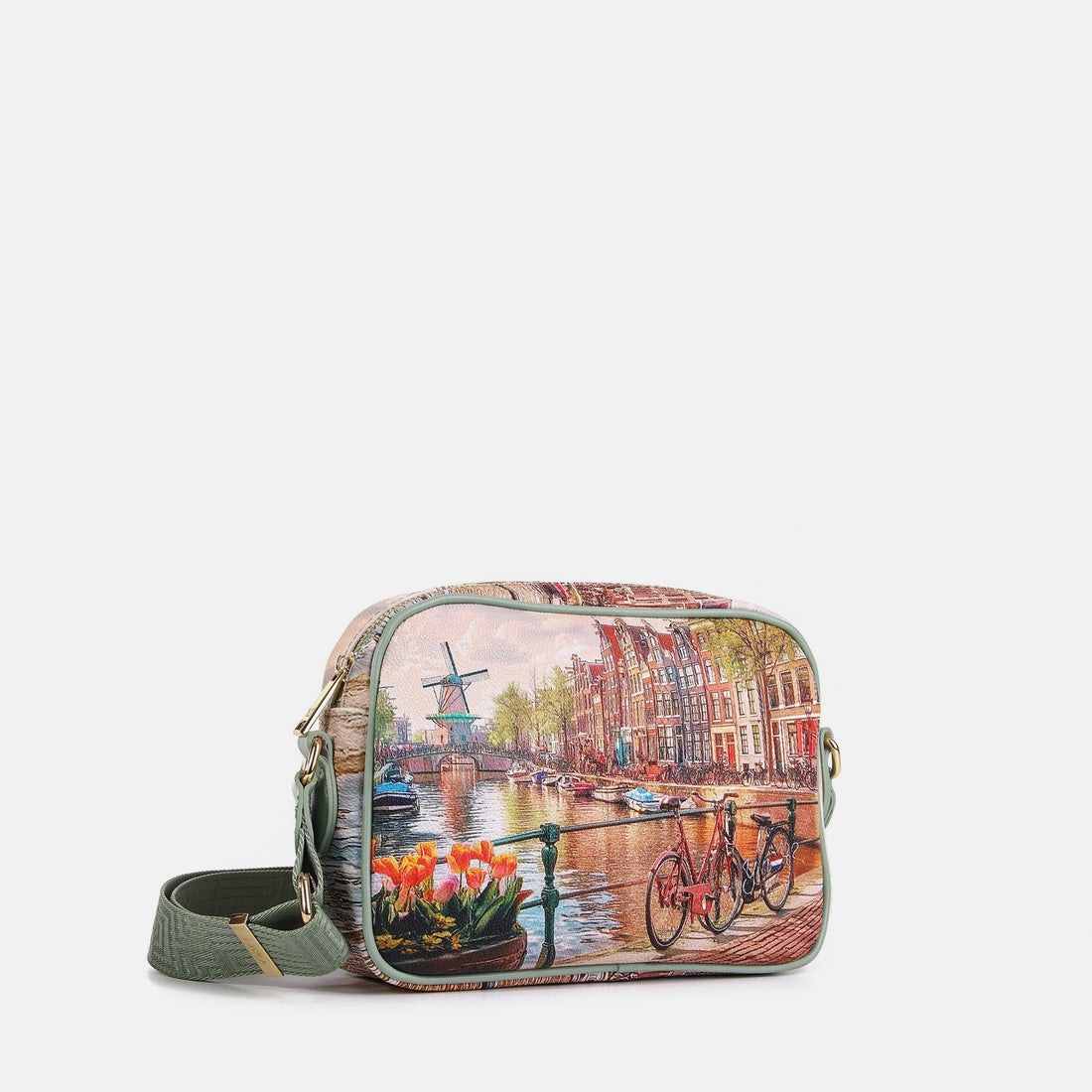 BORSA CAMERA BAG TRACOLLA DONNA YNOT YES-310S6 AMSTERDAM WINDMILL