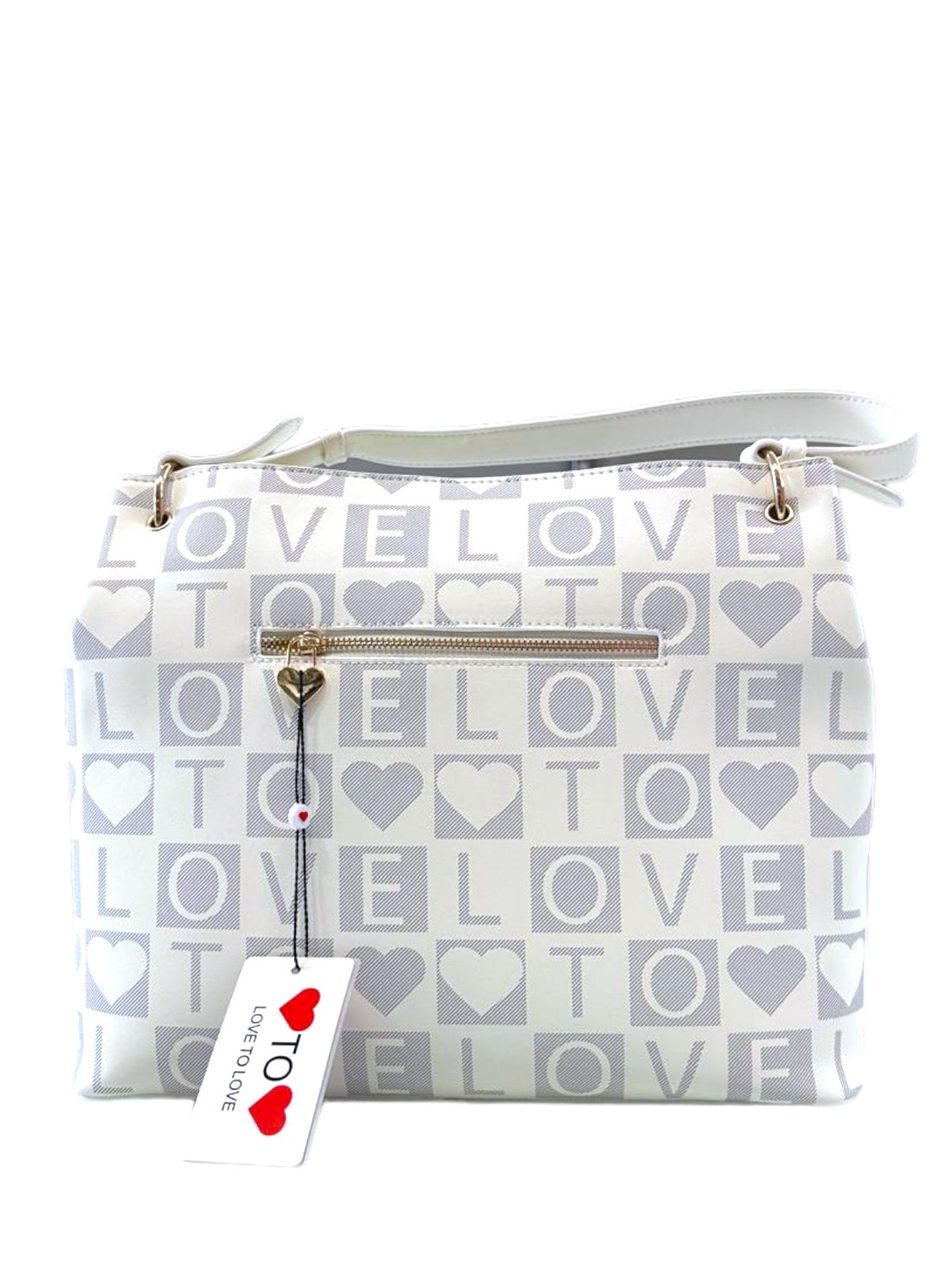 BORSA DONNA LOVE TO LOVE GAI MATTIOLO LO452 BIANCO