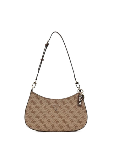 BORSA A SPALLA GUESS NOELLE II BG967218 LATTE LOGO-BROWN