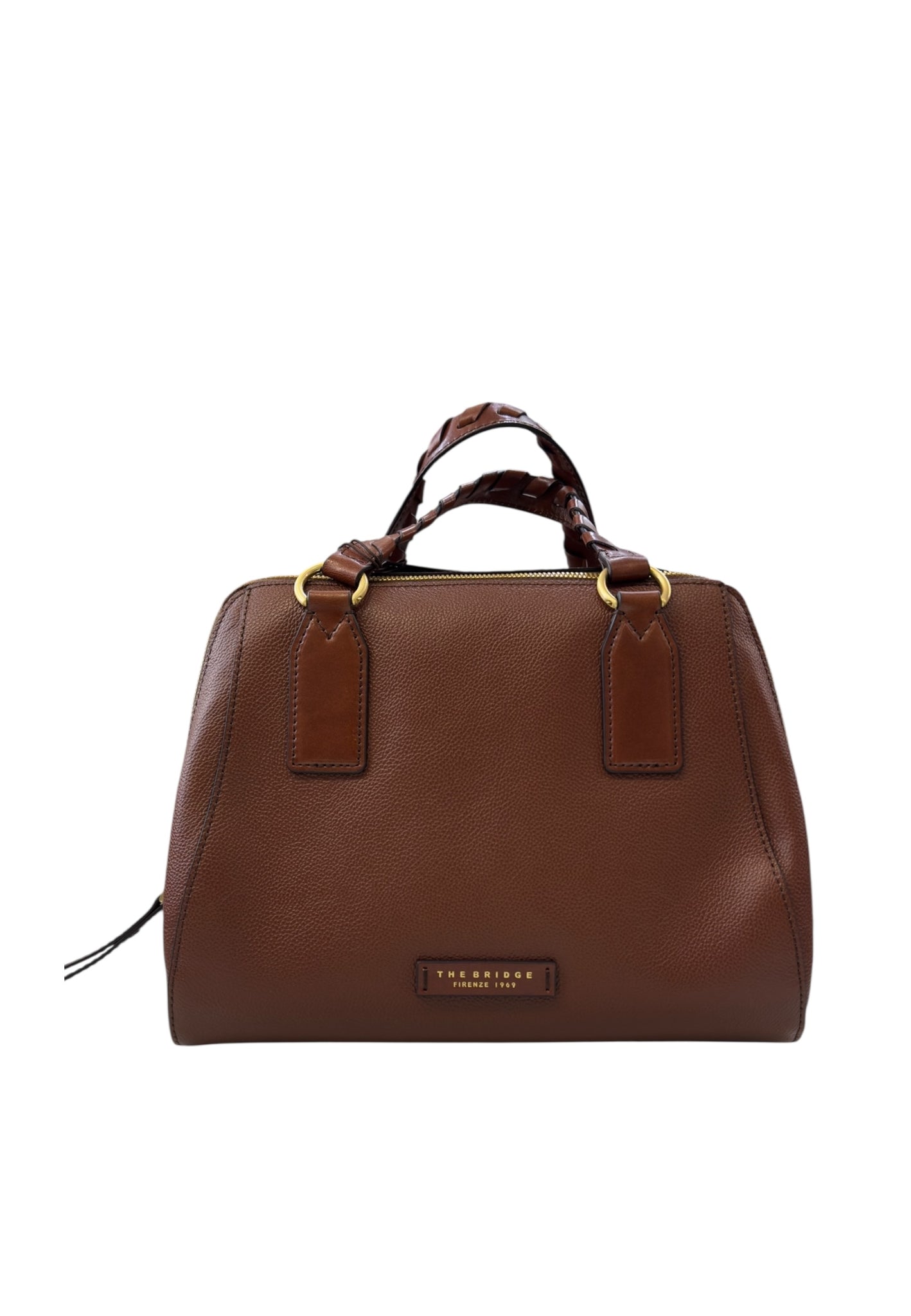 BORSA BAULOTTO A MANO E TRACOLLA THE BRIDGE INES 045535EN 14 MARRONE