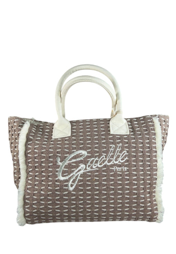 BORSA A SPALLA CORTA GAELLE GRANDE GAACW03182 BEIGE