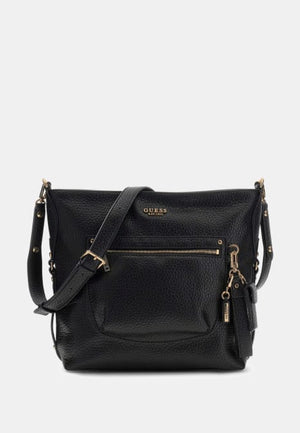 BORSA A TRACOLLA DONNA GUESS MARSHA BG950104 BLACK