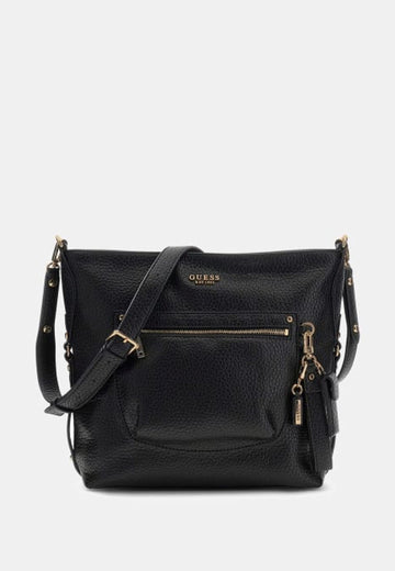 BORSA A TRACOLLA DONNA GUESS MARSHA BG950104 BLACK