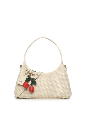 BORSA A SPALLA PICCOLA DONNA V°73 ZELDA 73BS90603 OFF WHITE