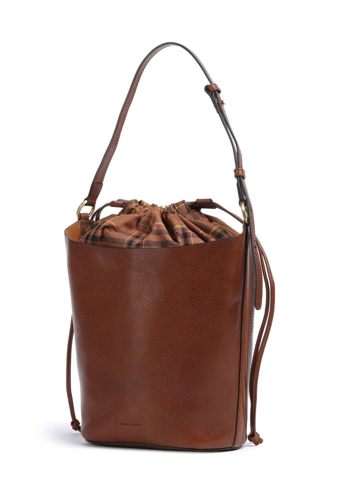 BORSA A SPALLA SECCHIELLO DONNA THE BRIDGE LUCE SOFT 042336E5 14 MARRONE