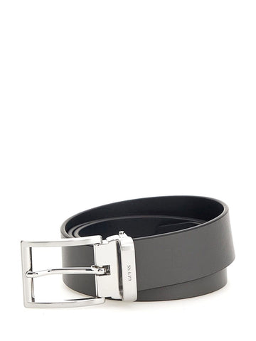 CINTURA GUESS UOMO REVERSIBILE BM7795P4135 BLU