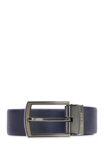 CINTURA GUESS UOMO REVERSIBILE BM7823P5335 BLU