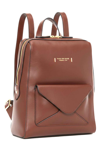 ZAINO DONNA THE BRIDGE FRIDA 04292601 14 MARRONE