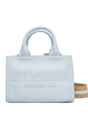 BORSA A MANO E TRACOLLA LOVE MOSCHINO JC4044PP1OLE CELESTE
