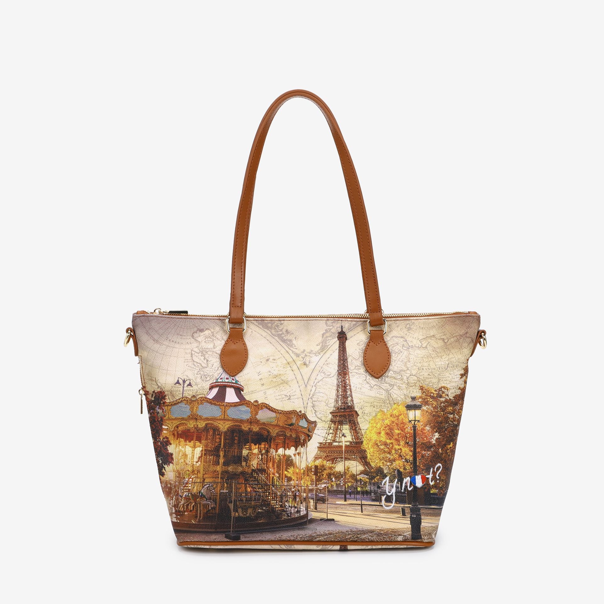 BORSA YNOT SHOPPING YES-396F5 FUNNY PARIS