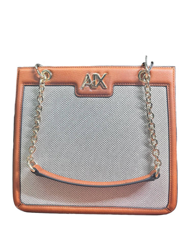 ARMANI EXCHANGE BAG 949130 4R745 17453 LEATHER-CANVAS