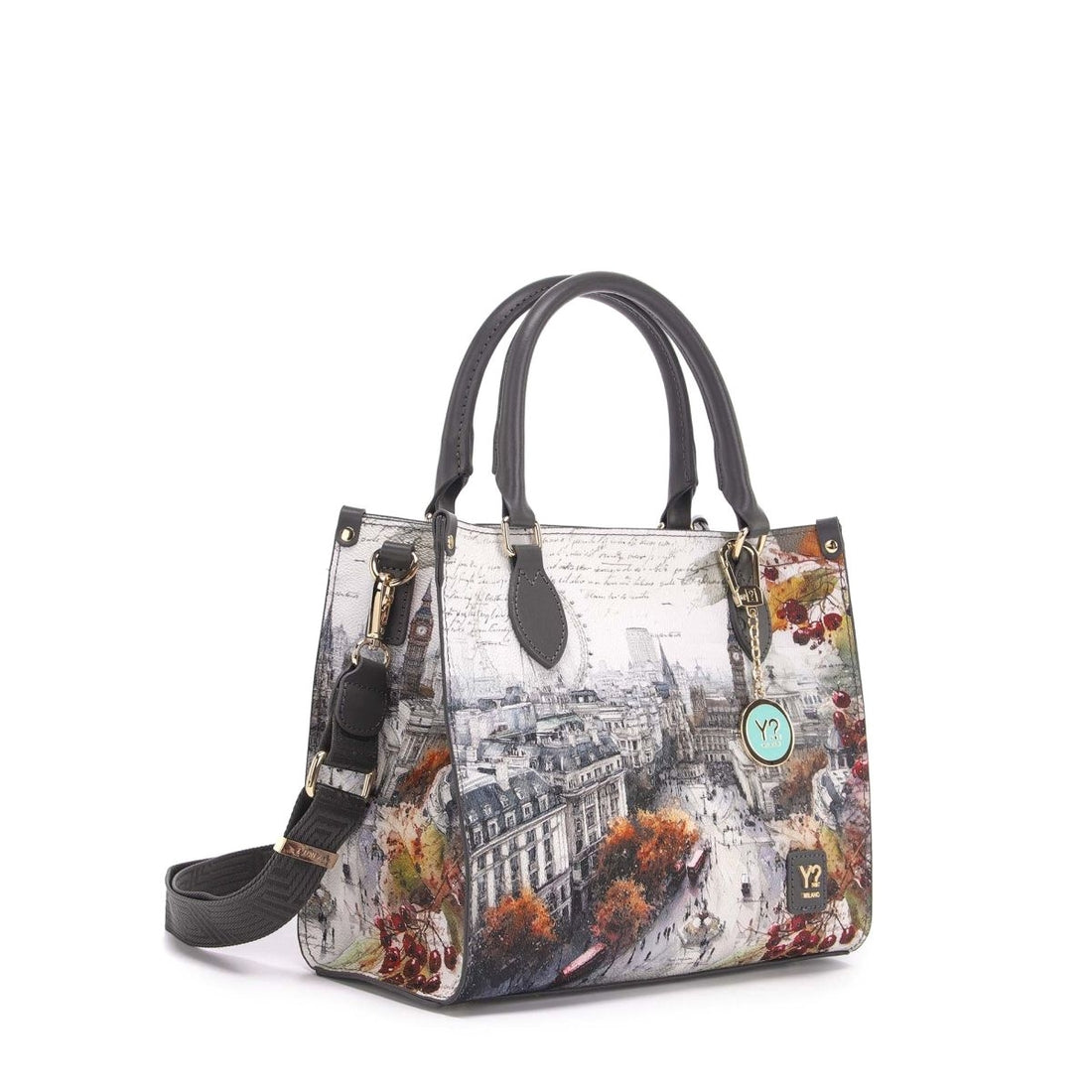 BORSA A MANO E TRACOLLA DONNA YNOT YES-725F7 LONDON BERRY
