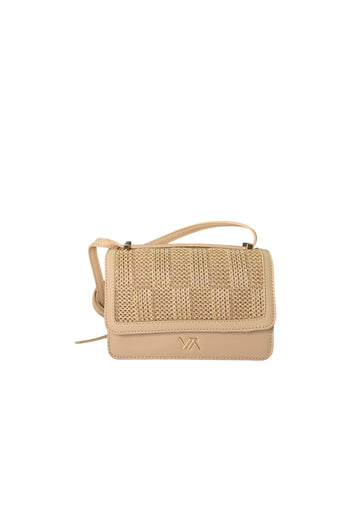 BORSA TRACOLLINA  DONNA VERDE 16-0008390 BEIGE