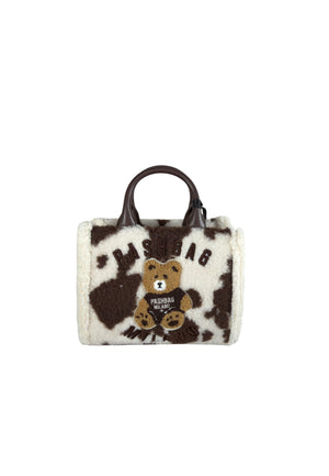 BORSA A MANO E TRACOLLA PICCOLA PASHBAG MINI MARGE 20173 SHEPHERD TEDDY COW