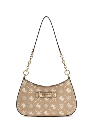 BORSA A SPALLA GUESS CARRIE LOGO GP989818 BISCOTTI LOGO