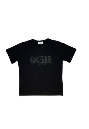 MAGLIA T-SHIRT MEZZA MANICA DONNA GAELLE GAABW09260 NERO