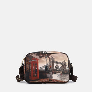 BORSA CAMERA BAG TRACOLLA DONNA YNOT YES-310F6 LONDON BRIDGE