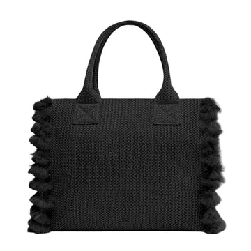 BORSA PINKO SHOPPING BEACH RAFIA 106673 A39Y Z99Q NERO