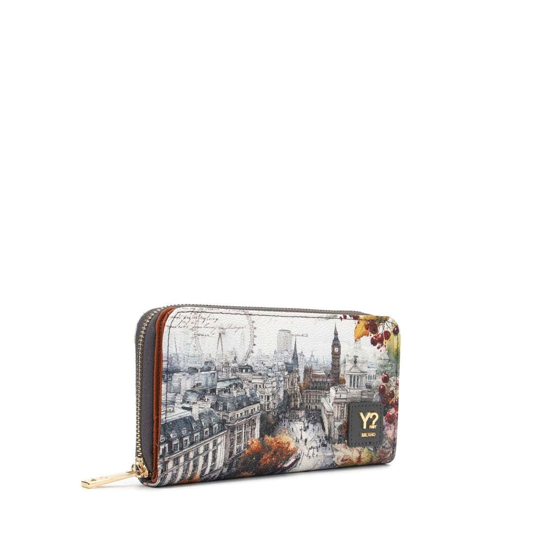 PORTAFOGLIO DONNA YNOT LUNGO YES-372F7 LONDON BERRY