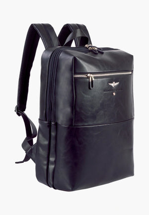 ZAINO UOMO AERONAUTICA MILITARE ECOPELLE AM-564 NERO