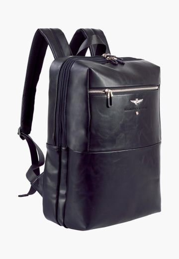 ZAINO UOMO AERONAUTICA MILITARE ECOPELLE AM-564 NERO