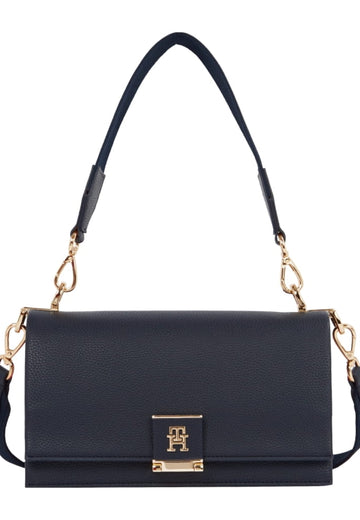 BORSA A TRACOLLA DONNA TOMMY HILFIGER AW0AW17831 DW6 BLU