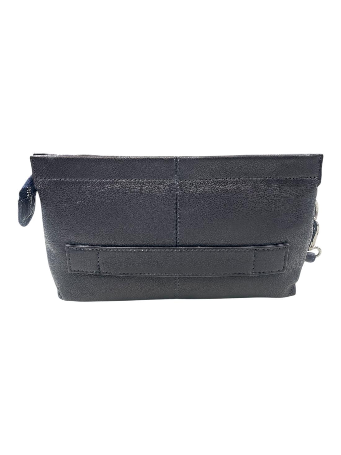 POCHETTE DA POLSO UOMO IN PELLE AERONAUTICA MILITARE AM-570 BLU