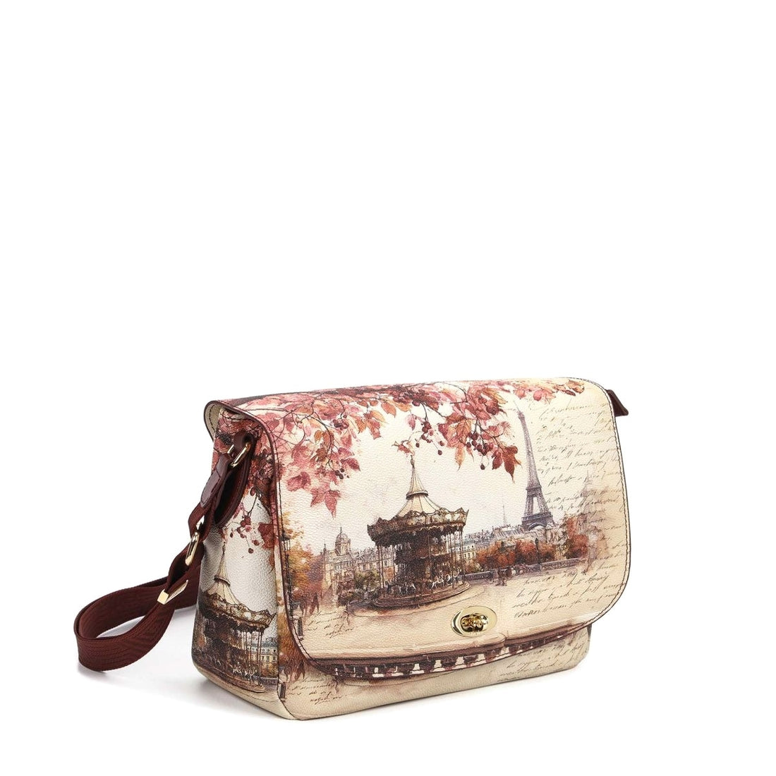 BORSA A SPALLA DONNA YNOT YES-631F7 SWEET PARIS