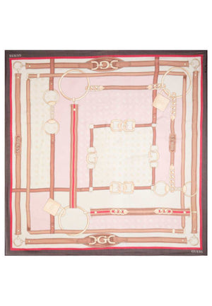 PASHMINA QUADRATO GUESS DONNA AW5452MOD03 REG ROSE LOGO