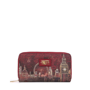 PORTAFOGLIO DONNA YNOT LUNGO CPD-361F7 BURGUNDY
