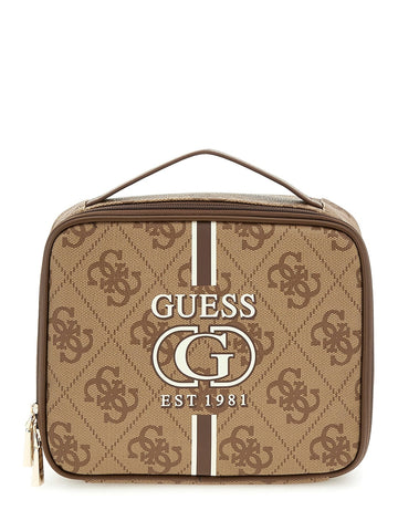 BEAUTY CASE NECESSAIRE DA VIAGGIO GUESS B7604045 LATTE MULTI