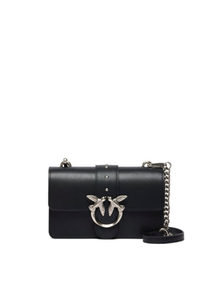 BORSA PINKO LOVE ONE MINI 105856 A0F1 Z99O NERO-SILVER