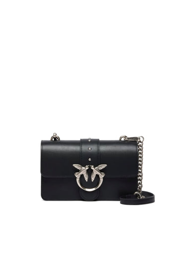 BORSA PINKO LOVE ONE MINI 105856 A0F1 Z99O NERO-SILVER
