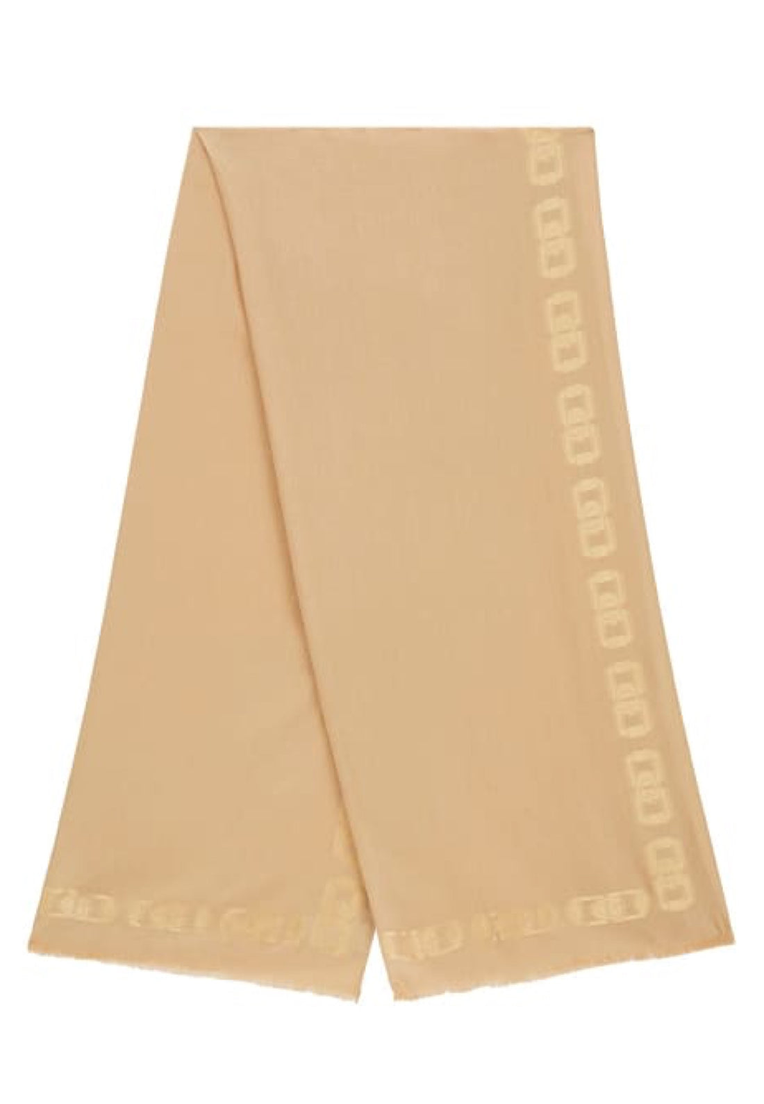PASHMINA GUESS DONNA RETTANGOLARE AW5530POL03 BEIGE LOGO