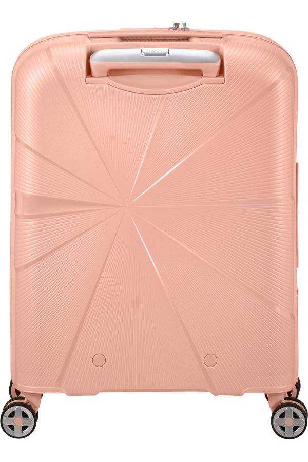 VALIGIA TROLLEY BAGAGLIO A MANO ESPANDBILE AMERICAN TOURISTER STARVIBE 146370 METALLIC PEACH