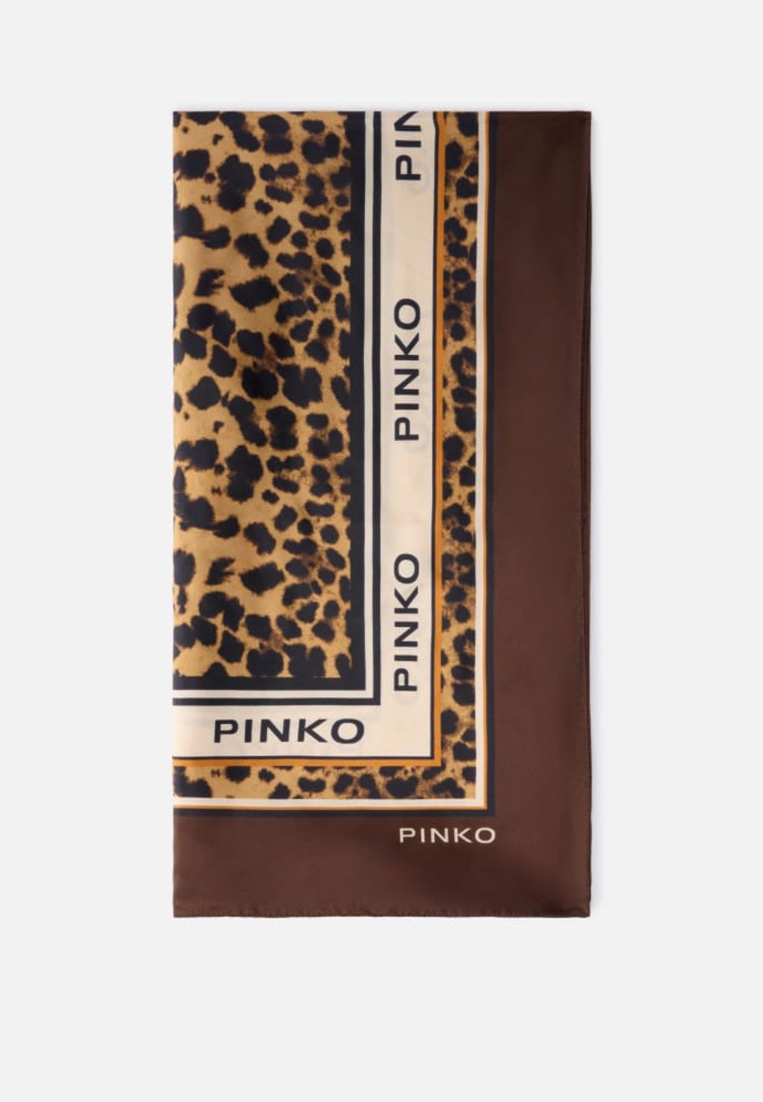 FOULARD TANGO DONNA PINKO 106651 A38F L3Z MACULATO MARRONE