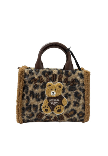 BORSA A MANO E TRACOLLA PICCOLA PASHBAG MINI MARGE 20171 SHEPHERD TEDDY LEO