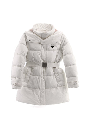PIUMINO LUNGO DONNA YNOT ELG-004F1 IVORY