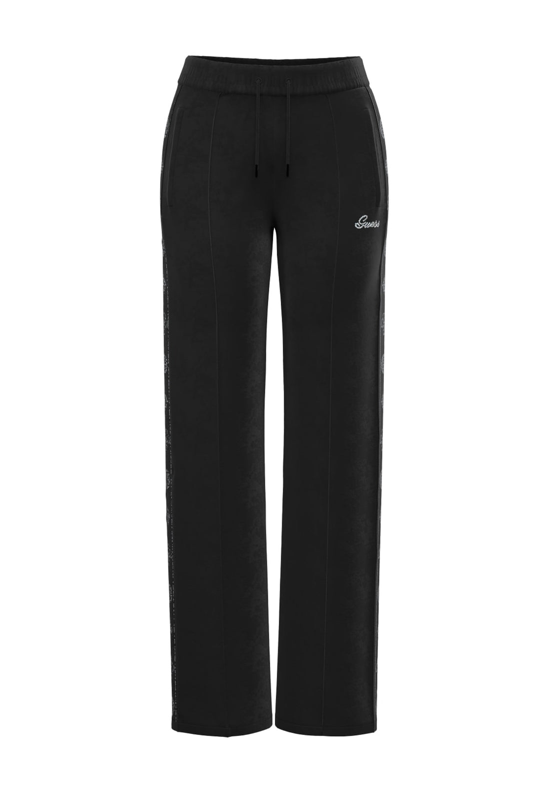 PANTALONI DA TUTA DONNA GUESS V6BB10K6303 JBLK NERO