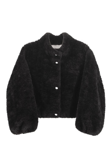 PELLICCIA ECO TEDDY DONNA YNOT TED-008F1 BLACK